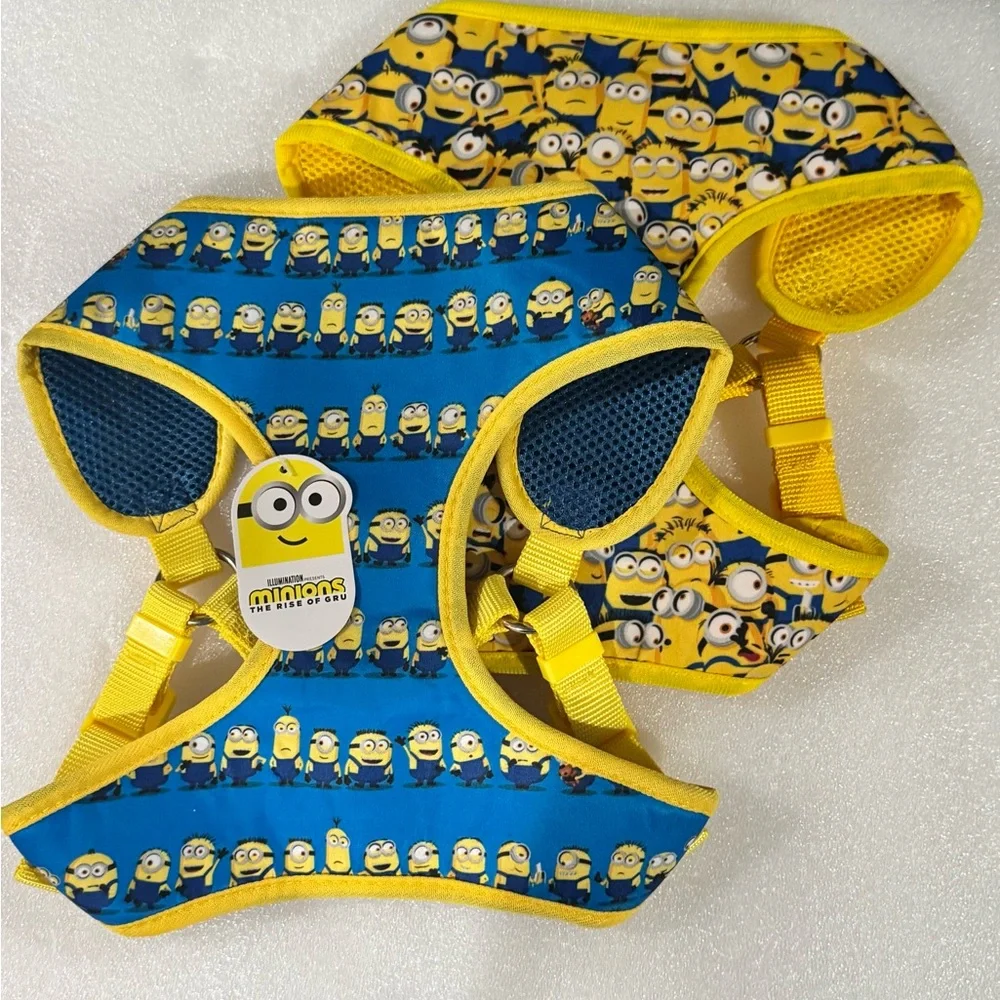 Dog Large Harness - Yellow and Blue 2 ct Lot